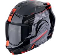 Scorpion EXO-Tech Evo Traveller, casque modulaire XS Noir/Gris/Rouge Noir/Gris/Rouge