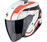 Scorpion EXO-Z1 Vue, casque ouvert XL Mat Blanc/Rouge/Noir Mat Blanc/Rouge/Noir