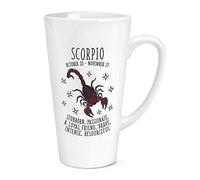 Scorpion Horoscope 17oz Grand Latte Tasse