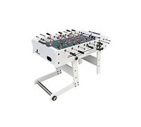 Cougar Table De Babyfoot Scorpion Kick Blanc | Jeu De Football De Table Pliable Intérieur Adulte & Enfant | Avec 2 Balles & Comptoir De Points