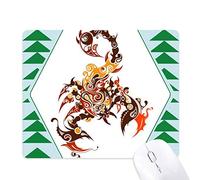 scorpion l'art animal silhouette couleur tapis de souris green pine tree tapis en caoutchouc