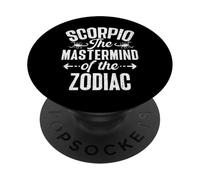 Scorpion Le Cerveau du Zodiaque Scorpion PopSockets PopGrip Adhésif