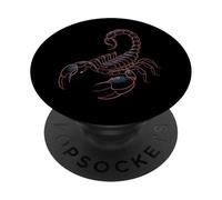 Scorpion majestueux - Illustration de Puissance Vue de Face PopSockets PopGrip Adhésif