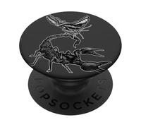 Scorpion Papillon Beauté Force Voyage Compagnons Art PopSockets PopGrip Adhésif
