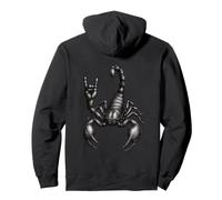 Scorpion Rock Gesture Cool Scorpion Retro Rock Musique Lover Sweat à Capuche