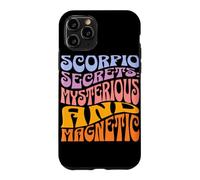 Scorpion Secrets Mystérieux Magnétique Zodiaque Astrologie Coque pour iPhone 11 Pro