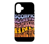 Scorpion Secrets Mystérieux Magnétique Zodiaque Astrologie Coque pour iPhone 16