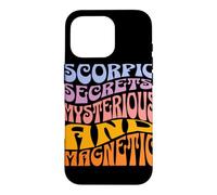 Scorpion Secrets Mystérieux Magnétique Zodiaque Astrologie Coque pour iPhone 16 Pro