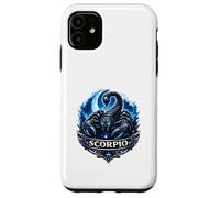 Scorpion Signe du Zodiaque Astrologie Octobre Novembre Anniversaire Coque pour iPhone 11