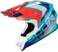 Scorpion VX-16 Air Nation casque de motocross couleur : turquoise, taille : XS (53/54)