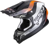 Scorpion VX-16 Air Soul Casque de motocross, noir mat/orange, Taille L (59/60)