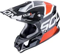 Scorpion VX-16 Evo Air Analog, casque de motocross L Noir/Rouge/Blanc/Gris Noir/Rouge/Blanc/Gris