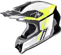 Scorpion VX-16 Evo Air Lignes, casque de motocross M Noir/Blanc/Jaune Néon Noir/Blanc/Jaune Néon