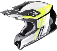 Scorpion VX-16 Evo Air Lignes, casque de motocross S Noir/Blanc/Jaune Néon Noir/Blanc/Jaune Néon