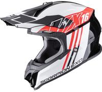 Scorpion VX-16 Evo Air Lignes, casque de motocross M Noir/Blanc/Rouge Noir/Blanc/Rouge