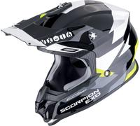 Scorpion VX-16 Evo Air Rod, casque de motocross S Noir/Blanc/Jaune Néon Noir/Blanc/Jaune Néon