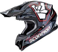 Scorpion VX-16 Evo Air Rok Bagoros, casque de motocross S Noir/Gris/Rouge/Blanc Noir/Gris/Rouge/Blanc