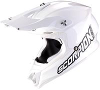 Scorpion VX-16 Evo Air Solid, casque croisé XXL Blanc Blanc