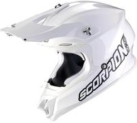 Scorpion VX-16 Evo Air Solid Motocross Helmet, blanc, S (55/56)