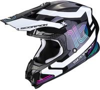 Scorpion VX-16 Evo Air Tub Casque de motocross, noir-blanc, taille 2XL pour homme