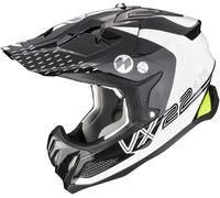 Scorpion VX-22 Air Ares Casque de motocross, Noir/Blanc, Taille XL (61/62)