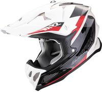 Scorpion VX-22 Air Beta Casque de motocross, noir-blanc-rouge, taille XL pour homme