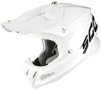 Scorpion VX-22 Air Solid Casque de motocross, blanc, taille L pour homme