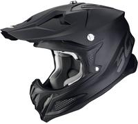 Scorpion VX-22 Air Solid Motocross Helmet couleur : noir mat, taille : S (55/56)