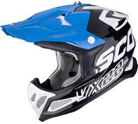 Scorpion VX-22 Air Mips Uptown, casque de motocross S Noir/Blanc/Bleu Noir/Blanc/Bleu