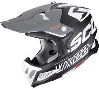 Scorpion VX-22 Air Updown Casque de motocross, noir-gris-blanc, taille L pour homme