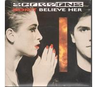 SCORPIONS - DON'T BELIEVE HER 7" (45) UK VERTIGO 1990 B/W KICKS AFTER SIX (VER52) PIC SLEEVE