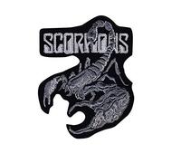 Scorpions Silver HQ Patch brodé thermocollant Accessoire souvenir