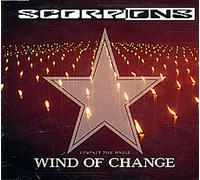 SCORPIONS - WIND OF CHANGE CD UK SWIRL VERTIGO 1991 3 TRACK WITH MISPPRINTED TRACK LIST B/W SEND ME AN ANGEL AND BLACKOUT LIVE (VERCD58)