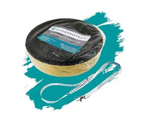 Scorprotect Ruban adhésif en caoutchouc pour panneaux Armaflex XG & Home - Noir - 50 mm x 15 m - Avec cordon Scorprotect