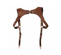 SCORRO Hommes Bretelles Vintage Cuir Jarretelles Hommes médiéval Renaissance vêtements épaule Accessoires Ceinture Sangle Harnais Poitrine Bretelles