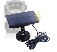 scosao Caméras de Chasse Panneau Solaire DC 9V/2400mAh Rechargeable Batterie Externe Portable Power Bank Étanche Chargeur Solaire, Compatible avec Les caméras de Chasse et Piege Photographique (9V)