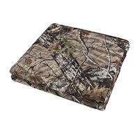scosao Filet Camouflage Chasse, Bâche de Camouflage Militaire, Voile de Camouflage 300D, pour Tree Stand et Camping, Soleil en Plein Air, Décoration, Sniper,Forest,1.5 * 2m/5 * 6.6ft