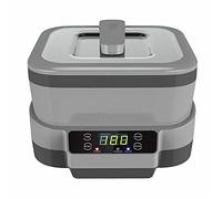scosao Nettoyeur à Ultrasons 1.2L 40KHz, Nettoyant pour Bac Ultrason Appareil de Nettoyage avec 5 Réglages du Temps pour Bijoux, Lunettes, Montres, Dentiers, Ustensiles, CD