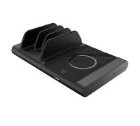 Scosche BaseLynx Station de Charge sans Fil pour appareils compatibles Qi, Design modulaire avec Chargeur USB Vertical, USB-C et USB-A