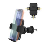 Scosche Chargeur de voiture sans fil, support de téléphone portable avec crochet rotatif à 360°, compatible avec iPhone, Samsung, téléphones Android compatibles Qi