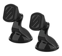Scosche MMWSM-2PKXCES0 MagicMount Select Lot de 2 Supports magnétiques à Ventouse pour téléphone, GPS ou Tablette, tête réglable à 360 degrés, Noir