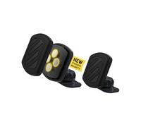 Scosche MXDM Lot de 2 Supports magnétiques MagicMount pour Tableau de Bord de Voiture avec Aimant Extra Fort et Plaque métallique Plus épaisse pour Une Tenue maximale, Support de téléphone Portable