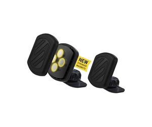 Scosche MXDM Lot de 2 Supports magnétiques MagicMount pour Tableau de Bord de Voiture avec Aimant Extra Fort et Plaque métallique Plus épaisse pour Une Tenue maximale, Support de téléphone Portable