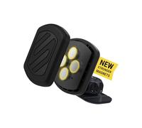 Scosche MXDM MagicMount Support de téléphone magnétique extra fort pour tableau de bord de voiture avec aimant extra fort et plaque métallique plus épaisse pour une tenue maximale, compatible avec