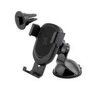 Scosche Scosche Support de téléphone GravityDrop 3-in-1 pour voiture Universel Tableau de bord / Pare-brise / Grille de ventilation Noir Noir