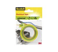 Scotch 19500187588 Ruban électrique 10 m x 15 mm Jaune/Vert