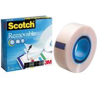 3M Scotch Removable ruban adhésif 1 rouleau 19 mm x 33 m x144 morceau