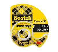 Ruban adhésif double-face Scotch® 665 Scotch 136R2 transparent (L x l) 6.3 m x 12 mm acrylique 2 p