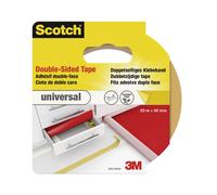 Scotch 42012050 Duct Tape Universal, Double Sided, 50 mm X 20 M, Light Brown Uni