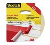 Scotch 42022050 Extra Strong Carpet Tape - White Extra Strong 50 mm x 20 m
